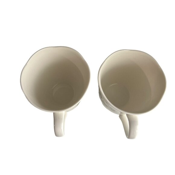 Lenox Butterfly Meadow Mugs Set of 2 12 Oz Fine Porcelain Coffee Cups - Picture 7 of 10